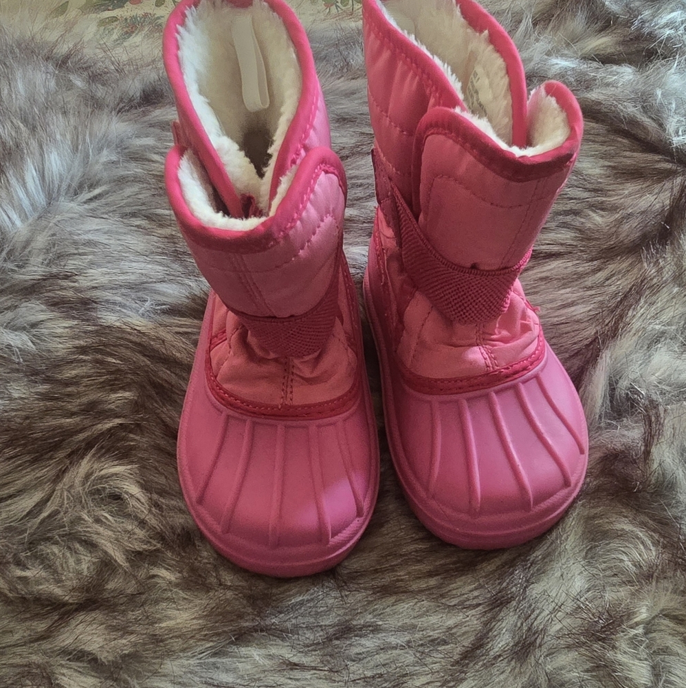 New Balance Kids' Pink Snow Boots